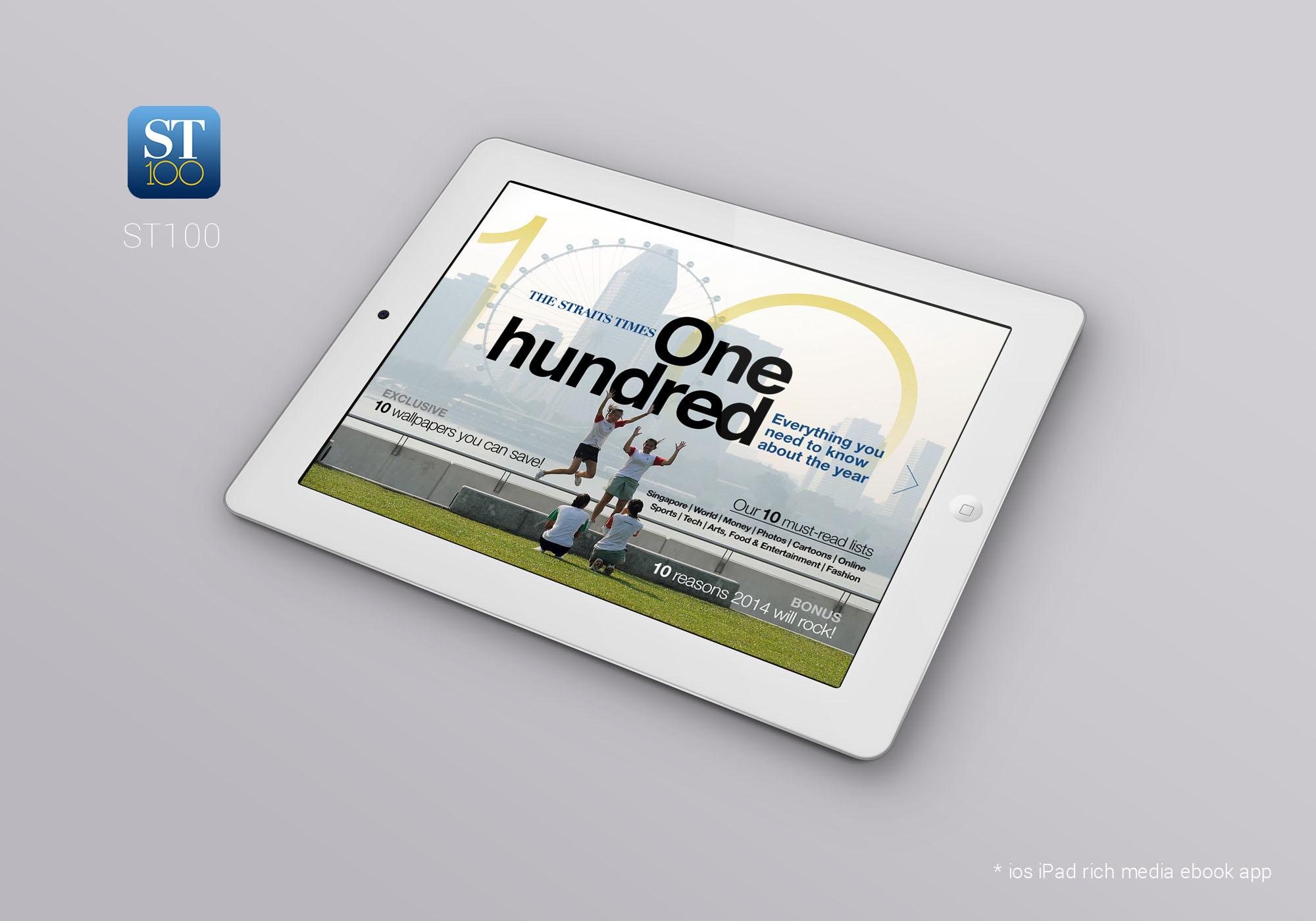 ST100 iPad app